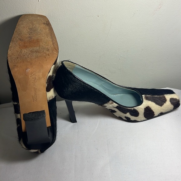 PRE-OWNED PEPE JIMENEZ PONY HAIR SHOES WOMAN SIZE 8 1/2 - Picture 5 of 9
